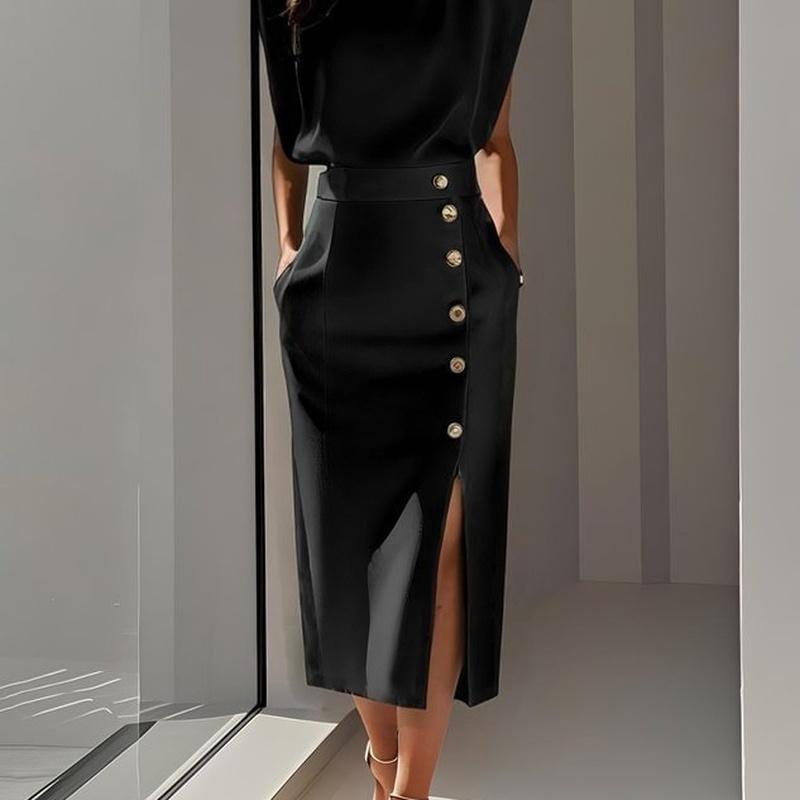 European Style Fashion Round Neck Summer Maxi Dress Women M