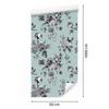 Stylish Blooming Flowers Wallpaper for Living Room and Bedroom 50x1000