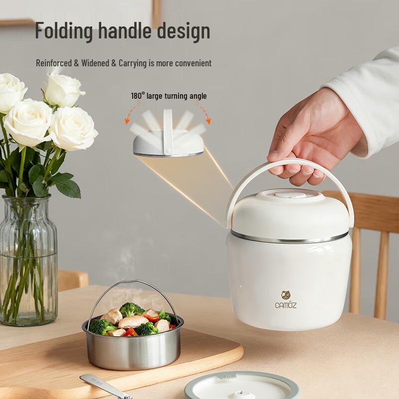 CAMUZ 316 Stainless Steel Double Layer Insulated Lunch Box