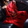 Arsenal Football Club Crest Flannel Blanket, Soft Polyester, Modern Design, All-Season for Camping, Travel, Gifts for Holidays or Birthdays