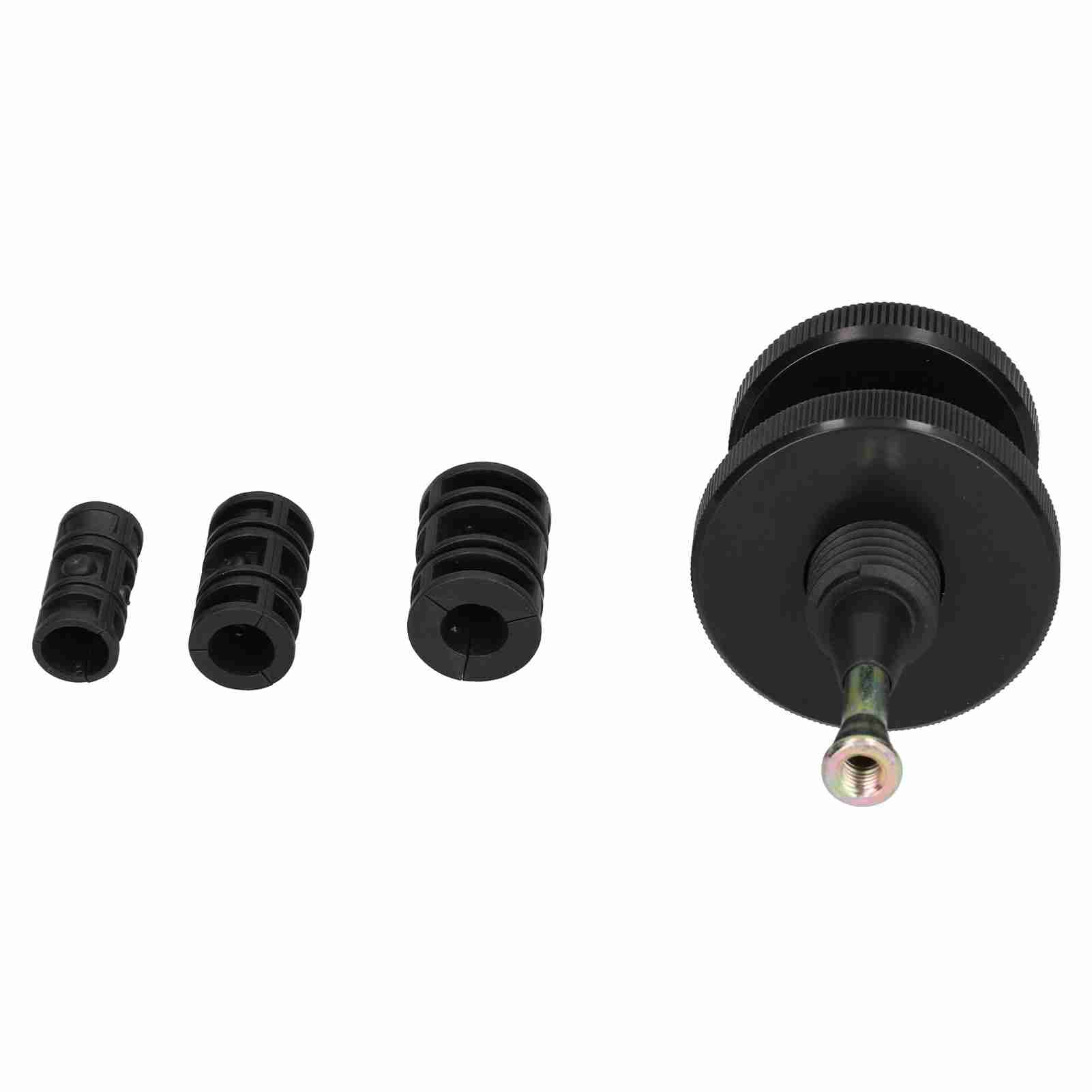 

Clutch Alignment Tool with 3‑Adapter Maintenance for Flywheels Without Pilot Bearing