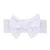 Soft Stretchy Baby Headband with Large Bow Elastic Fabric Infant Hair Accessory Comfortable Fit for Newborn Toddlers and Kids