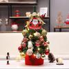 Qingmeng Luxury Dense Korean-Style Christmas Tree - 45CM/60CM Desktop Ornament.