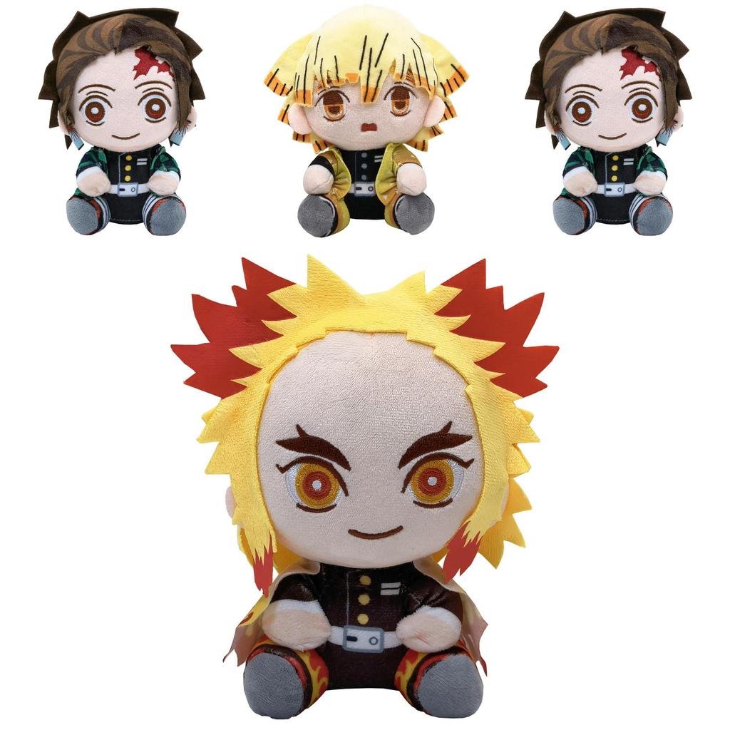 Pluszowa Lalka Demon Slayer Blade Kreskówka Kawaii Anime Tanjiro Miękka i Bezpieczna Dla Dzieci Świetny Prezent