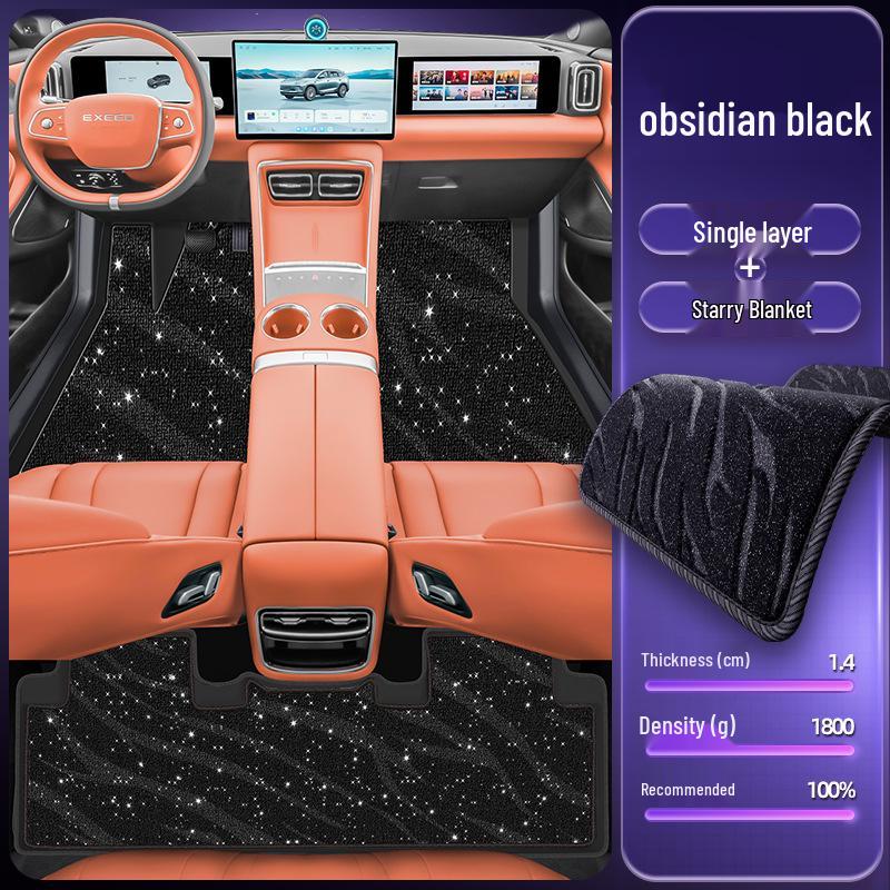Eco-Friendly Double-Layer Floor Mats for Xingtu ET5: Waterproof & Dustproof Car Interior Accessories