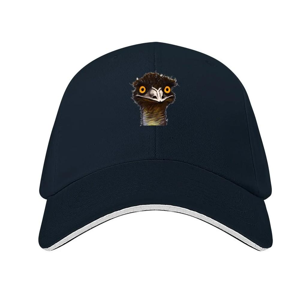 Crazy Emu Baseball Cap Bobble Hat Brand Unisex Cap Funny Hat Unique Hats Luxury Women Unisexs