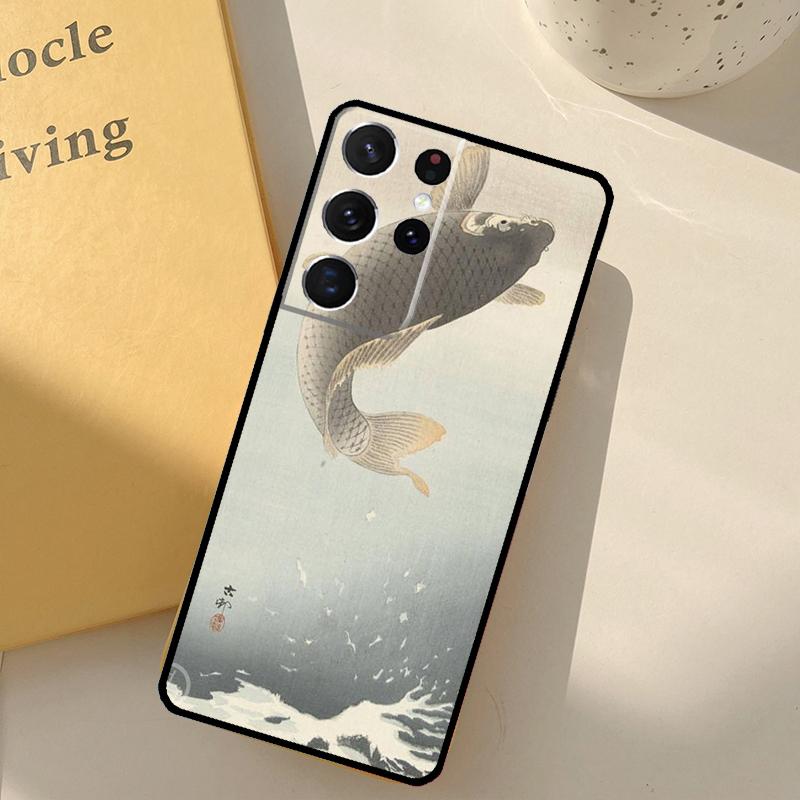 

Carp Fish Phone Case For Samsung Galaxy S25 Ultra S20 S21 S22 S23 S24 S9 S10 Plus S25 FE Cover Shell Galaxy S23