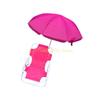 Sonnenschutz Kinder Tragbarer Outdoor-Stuhl Metallrahmen Verstellbarer Sonnenschirm Faltbares Design für Picknicks Meeresufer Bestseller