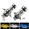 2 buc. 100 W H4 H7 H1 H11 H3 H8 Led mașină pentru mers pe timp de zi Condus lampa de ceață 6000K Bec pentru faruri pentru conducere auto