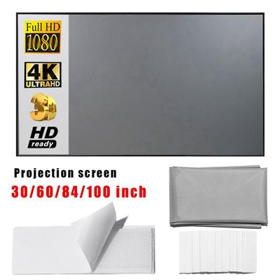 Simple Home Outdoor Office Projectors Screen Reflective Fabric Projector Cloth Anti-light Screens