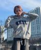 Jeep Jeep Big Logo 2-Way Oversized Zip-Up Hoodie (Jr5Tzu075Bk)
