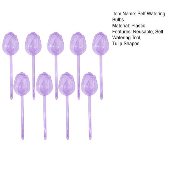 Selbstbewässerungskugeln Tulpenförmige Pflanzenbewässerungskugeln Automatische Pflanzenbewässerungsgeräte für Zimmer- und Außenpflanzen Zuhause