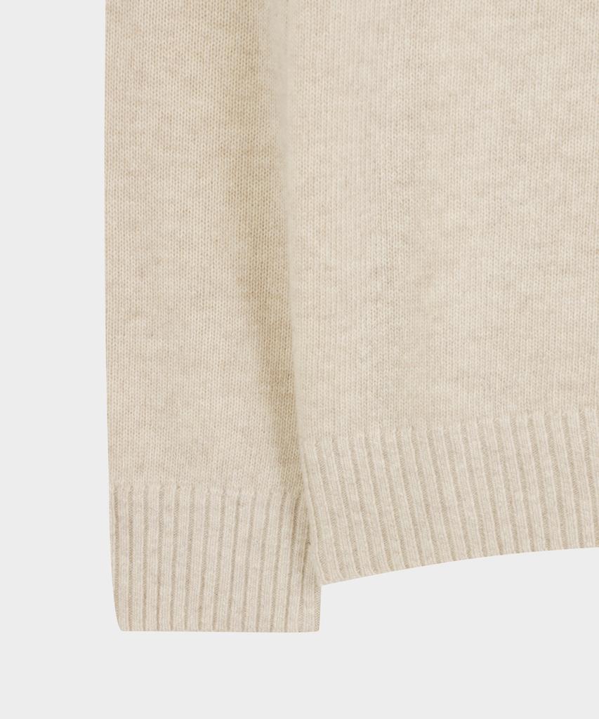 BROOKS BROTHERS Wool Solid Sweater (Ivory) (Bbwrmog402)