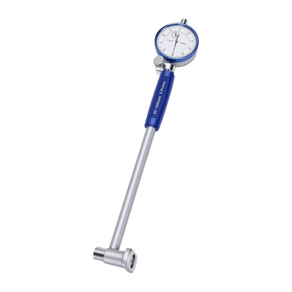 1 set Stainless Steel Dial Bore Gauge Silver Precision Inner Diameter Indicator Automotive Repair