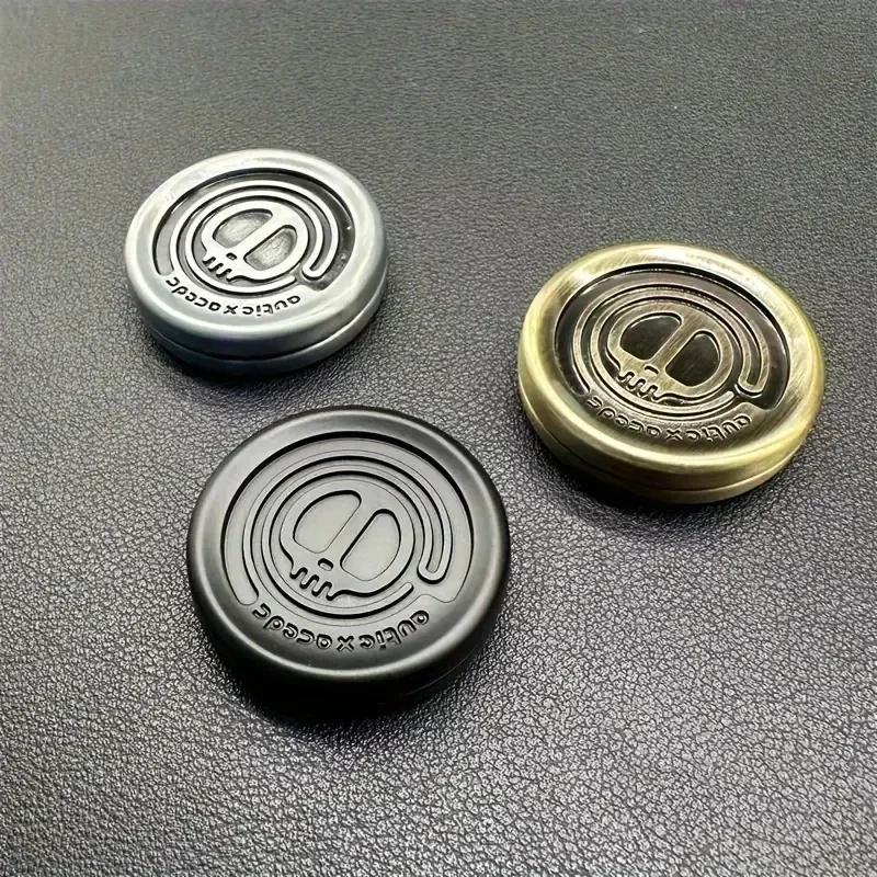 Devil Milk Cap Metal EDC Fidget Toys Magnetic Haptic Coins EDC Adult Autism Sensory Toys Hand Spinner  Adult Gifts Restless Toys