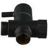 G1/2" Water Diverter 3-Way Flow Control Valve Shower Arm Diverter Valve  Hand Held Showerhead