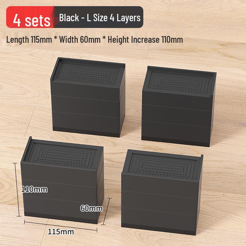 Universal Furniture Heightening Pads: Nail-Free, Stable, Moisture-Proof for Tables & Chairs