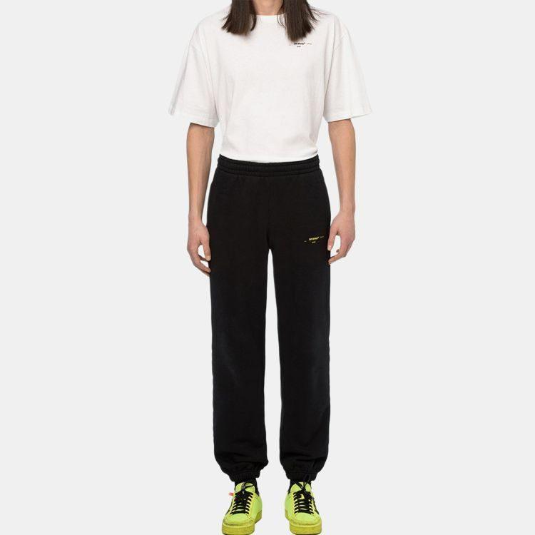 OFF WHITE FW19 Knitted Sweatpants Men's Black OMCH020F19E300101060