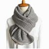 Thickened Warm Double sided Two color Houndstooth Scarf Imitation Cashmere New Overlock Shawl Scarf