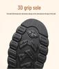 Men's Winter Velvet-Lined Non-Slip Soft Sole Boots for Middle-Aged and Elderly.