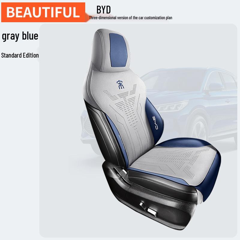 ZFL Sports Leather Car Seat Cushion for BYD Song PLUS - All-Season Cover