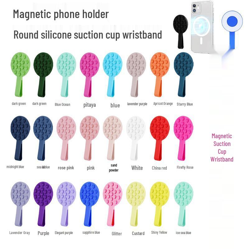 Popolare Braccialetto Magnetico in Silicone Multifunzione con Supporto per Telefono a Ventosa