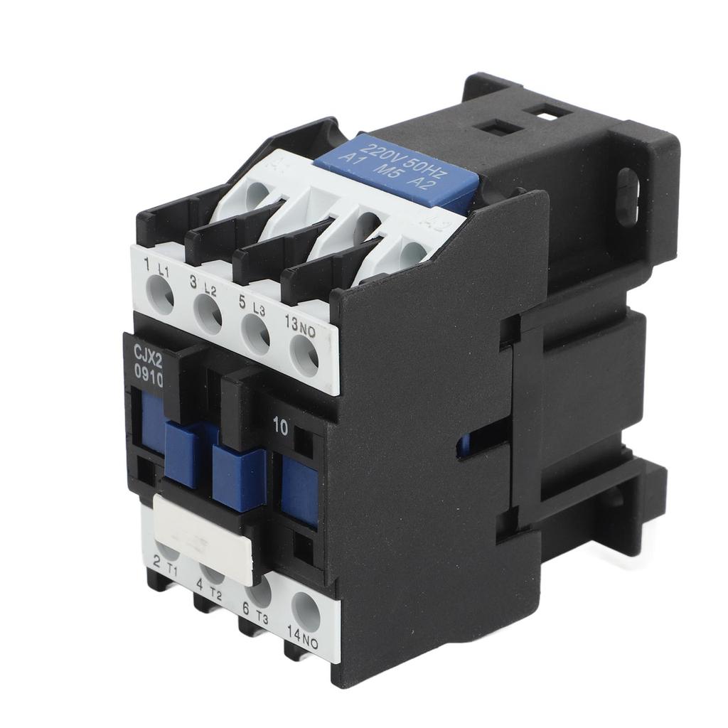 Low Voltage AC Contactor 9A Silver Contact 3 Phase Sensitive Industrial Contactor for Circuit 110V