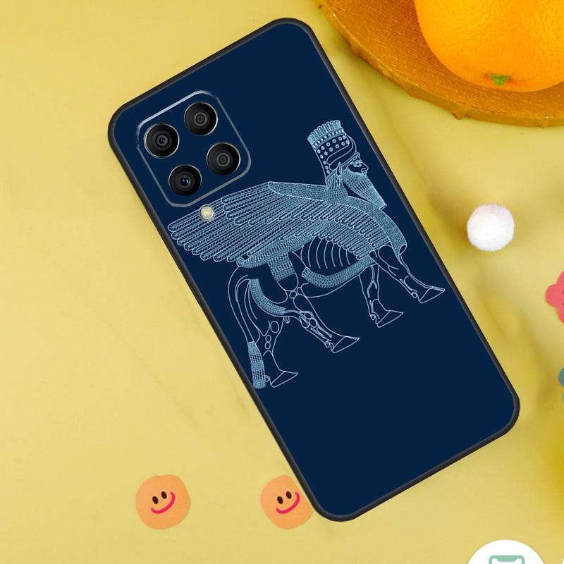 

Lamassu Assyrian Winged Lion Case For Samsung Galaxy M13 M14 M54 M23 M16 M11 M21 M31 M20 M34 M52 M32 M12 M36 M56 M15 M55 Samsung M32 4G