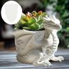Yak Succulent Plant Flower Pot Resin Silicone Mold Sitting Cute Cow Storage Box Concrete Mould Cow Yak Candle Cup Gypsum Molds