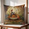 OOver The GGarden WWall Cushion Cover Natural Linen Organic Fabric DoubleSided Printing Couch Pillow Covers Home Decor
