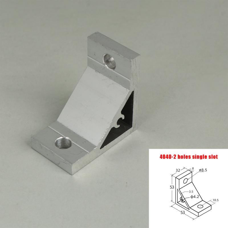 2Pcs/pack 90 Degree Angle Bracket for 2020 3030 4040 4545 5050 6060 Aluminum Profile Sturdy Joint DIY Frame Connection