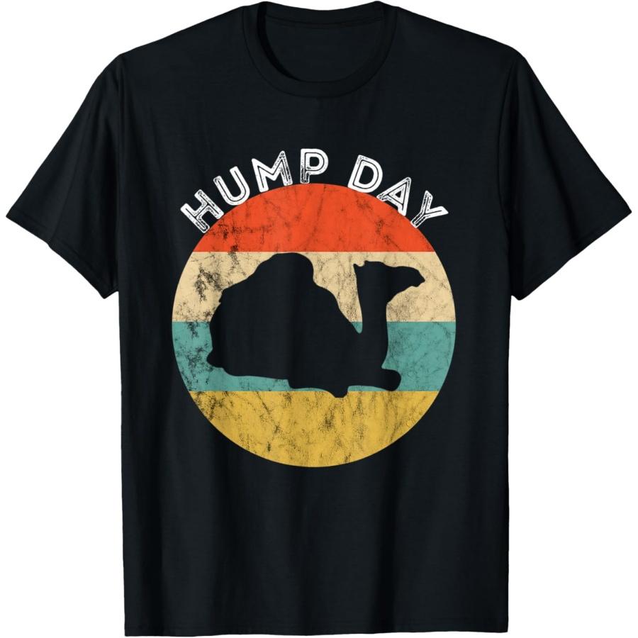 Camel Vintage Retro Waiting Hump Day Funny Hump Day Camel T-Shirt S