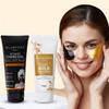 Glamveda Aktivkohle Schwarze Peel-Off-Maske & Golden Glow Gesichtsmaske für Männer & Frauen | Entfernt Mitesser & Whiteheads | Aktiver Kühleffekt |