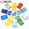 5/10Sets Meetee 25/32/38mm Backpack Belt Buckles Plastic Release Clasp Tri-Glide Slider Ring Hook Safety Clip Buckle DIY Craft