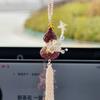 Rhinestone Gourd Butterfly Car Rearview Mirror Hanging Pendant For Women