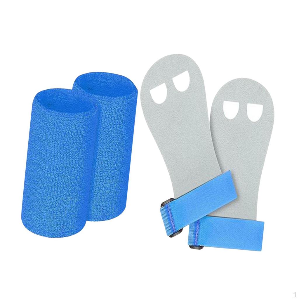 Children's Gymnastic Hand Grips Gloves with Adjustable Wristband