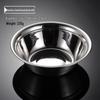 Qianxing 304 Stainless Steel Deep Round Serving Plates