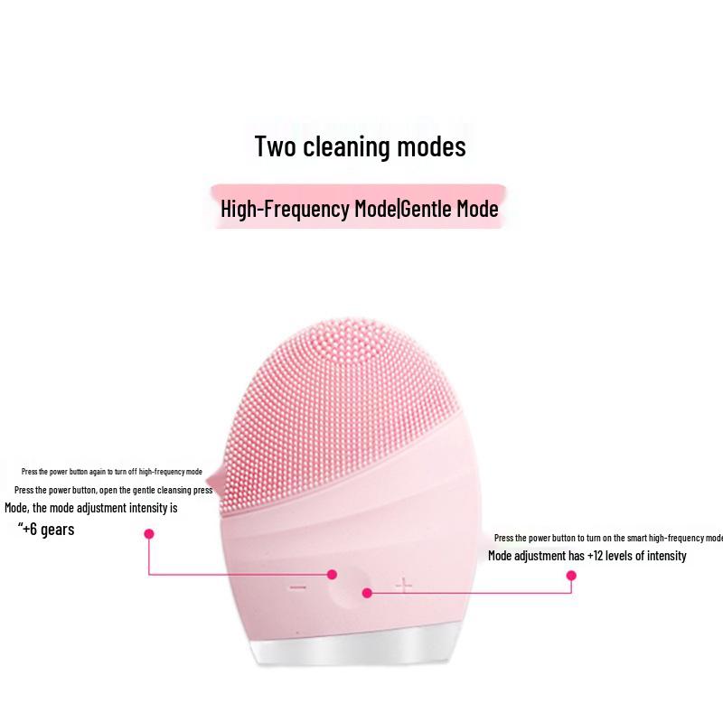 Unisex Silicone Facial Cleanser & Deep Cleansing Massager