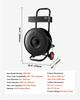 Banding Strapping Cart, Fit for PET / PP / Polyester Strapping Coils with 20.3 Cm Core Size, Heavy Duty Strapping Dispenser Equipped with Upgrade