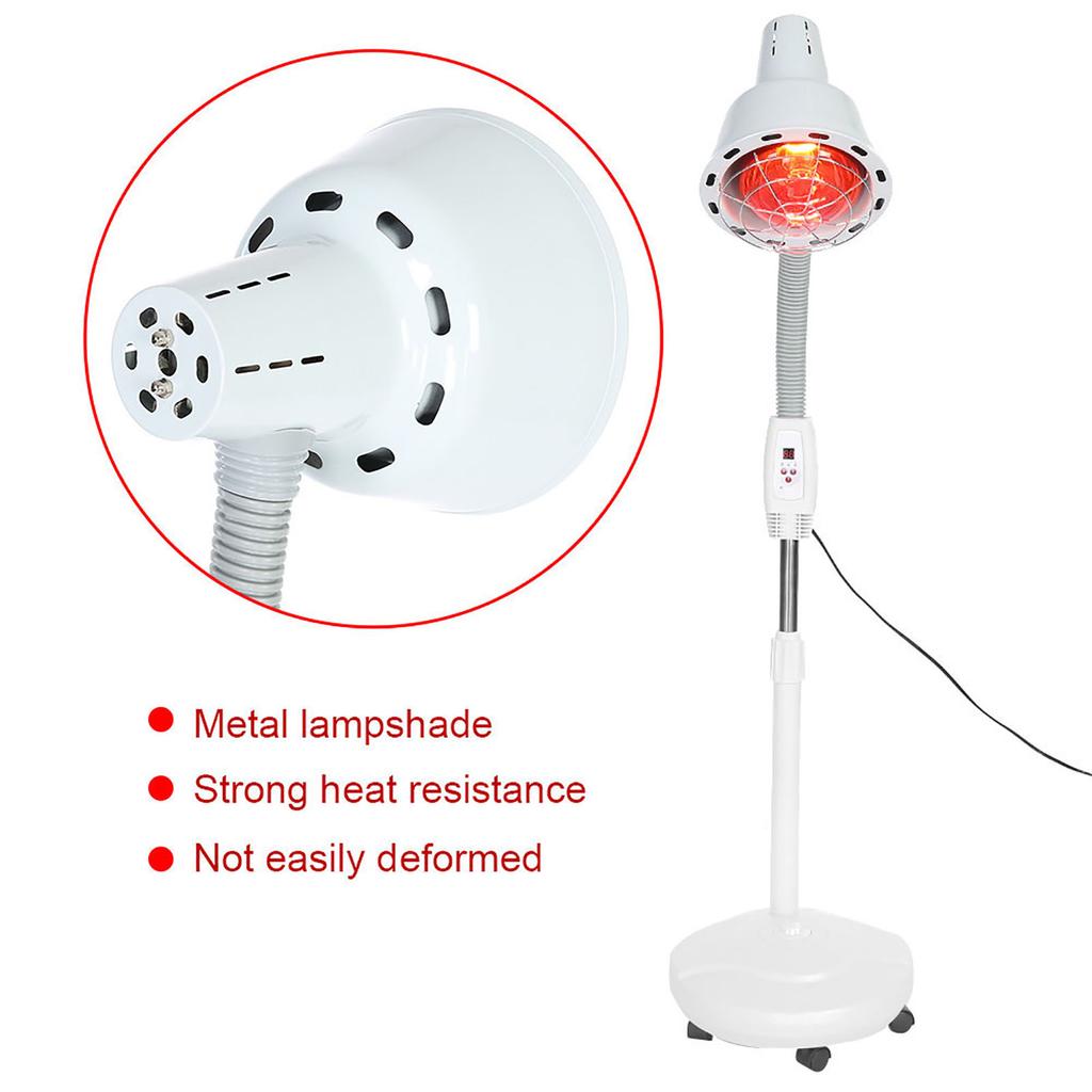 275W Infrared Light Hting Therapy Lamp Muscle Pain Cold Relief Lamp   Temperature