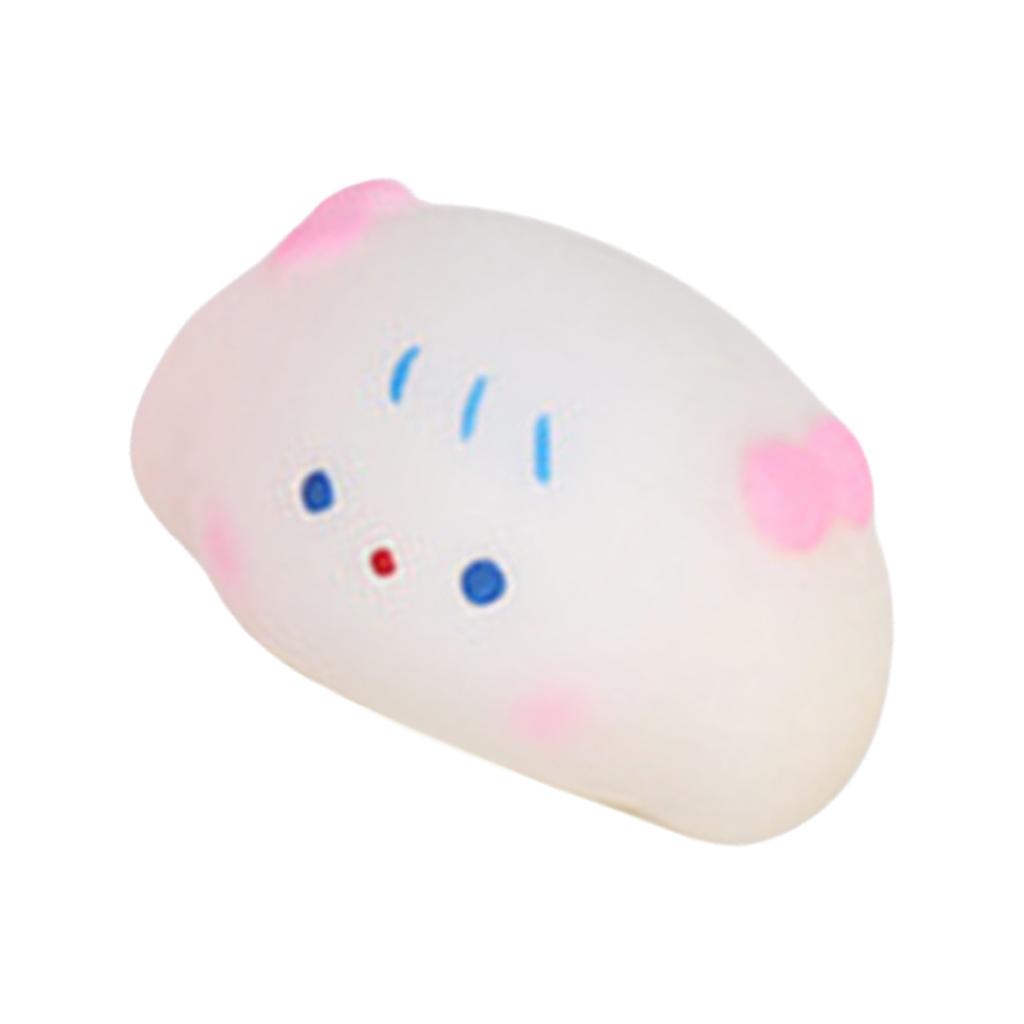 Stress Relief Squeezable Rabbits Pig Toy Portrable Accessory for Kids and Adults Soft Materials for Comfortable Touch