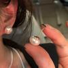Korean New Simple Exquisite White Imitation Pearl Stud Earrings For Women Girls Minimalist Ear Jewelry Gifts Wholesale