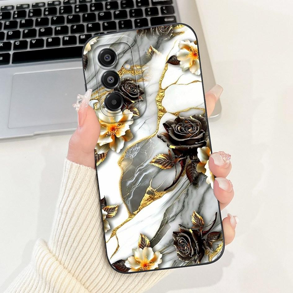 For Samsung Galaxy A17 Case SM-A176B Luxury Bowknot Flower Soft Silicone Shockproof Cover For Samsung A17 4G SM-A175F A 17 Shell