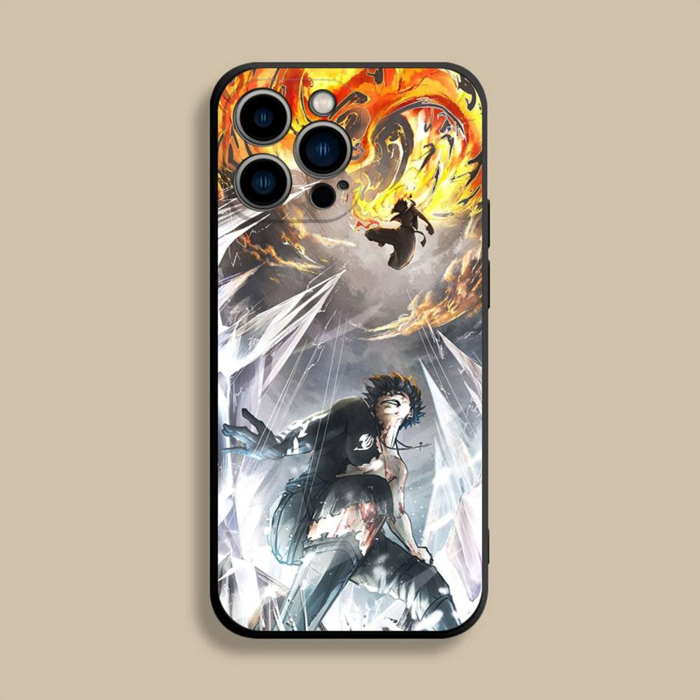 Anime Fairy Tail Comics Phone Case For iPhone 17,16,15,14,13,12,Pro,Max,Plus,E,SE4,Air,Mini Black Soft Cover