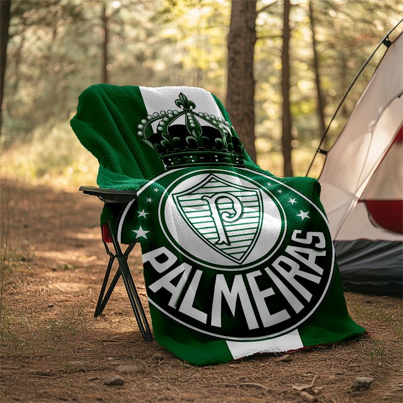 1 Stück Fußballmannschaft (30) Themen-Decke - Digitaldruck, Polyester, Gemütlich für alle Jahreszeiten, Perfekt für draußen, Camping und Reisen