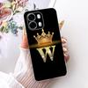 For OPPO A6s CPH2789 2026 Fashion Crown Letter Phone Case For Oppo A6S 5G Soft Silicone TPU Cases
