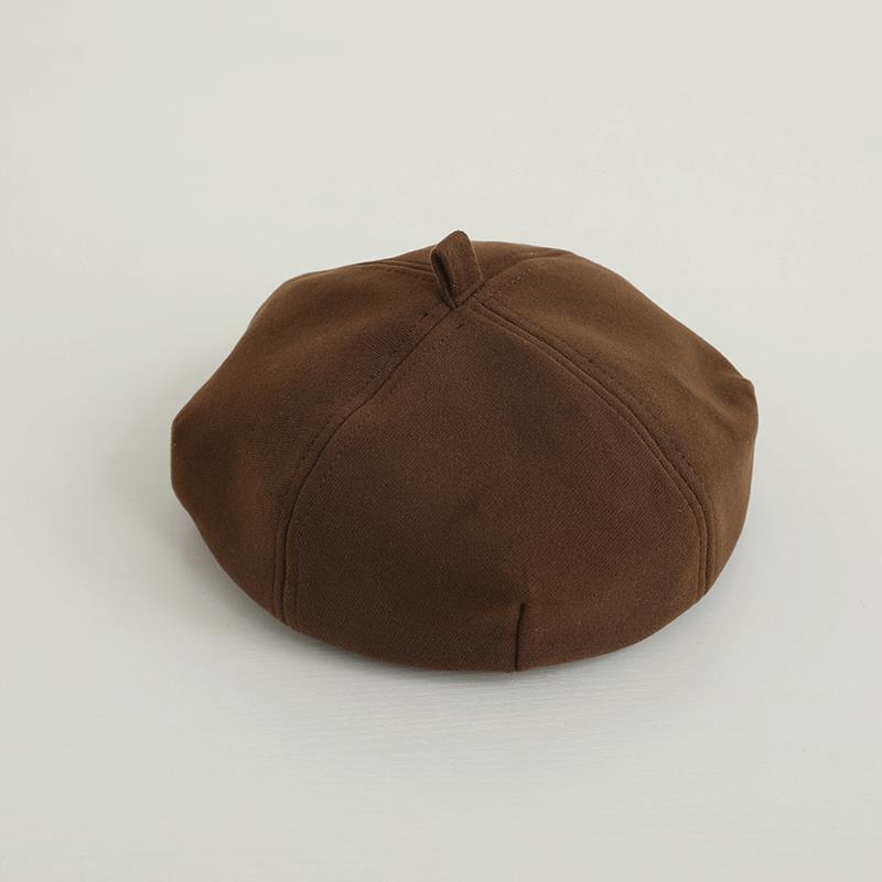 Childrens Beret Hat With Breathable Rattan Material For Autumn And Winter Wear For Boys And Girls
