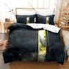 Glowing Magic Fantasy Portal Interdimensional Gate HD Print Bedding Set Duvet Cover + 2 Pillowcases Polyester Game Room Decor