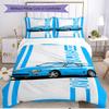 3pcs Duvet Cover Set (1*Duvet Cover + 2*Pillowcase, Without Core), Fast & Furious Print Soft All‑Season Bedding Set, Home Bedroom Decor Gift
