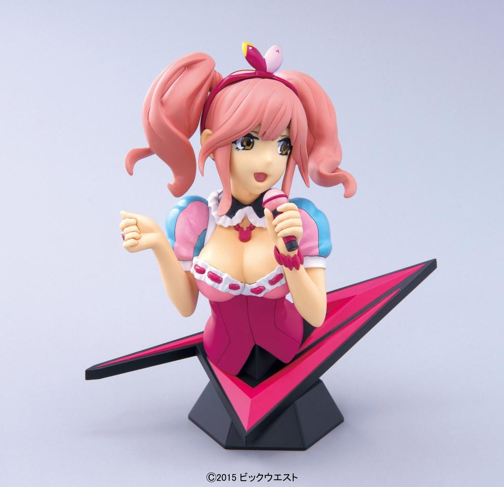 Bust Macross Delta Makina Nakajima Plastic Model Figure-rise